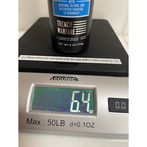 NEW Duke Cannon Dry Ice BODY POWDER Trench Warfare 6 oz Updated Formula - Picture 6 of 6